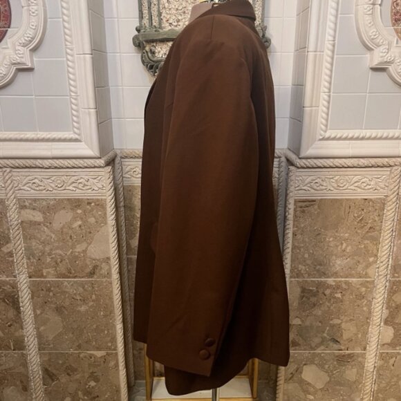 Beu Marc. Sz 30 (4X). Brown Long Sleeve Lined Jacket w Modesty Panel. AL - Picture 6 of 6